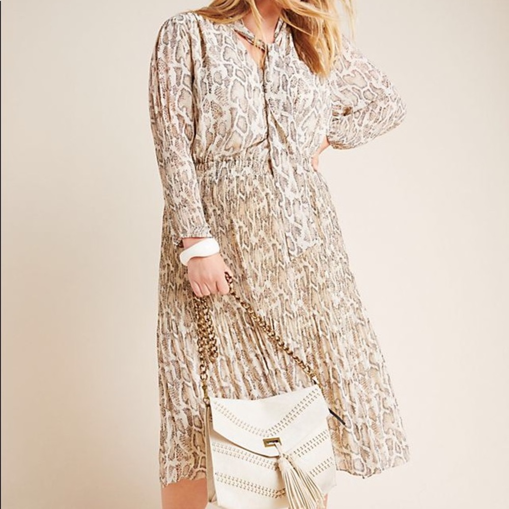 Current Air Olivia Snake Print Dress size XL